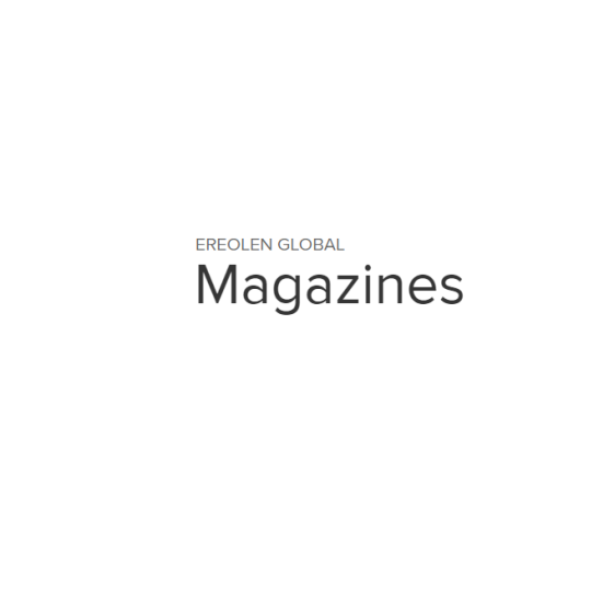 Ereolen Global Magazines på hvid baggrund